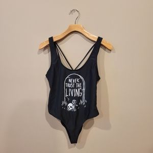 Blackcraft one piece bathing suit
